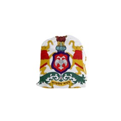 State Seal Of Karnataka Drawstring Pouches (xs)  by abbeyz71