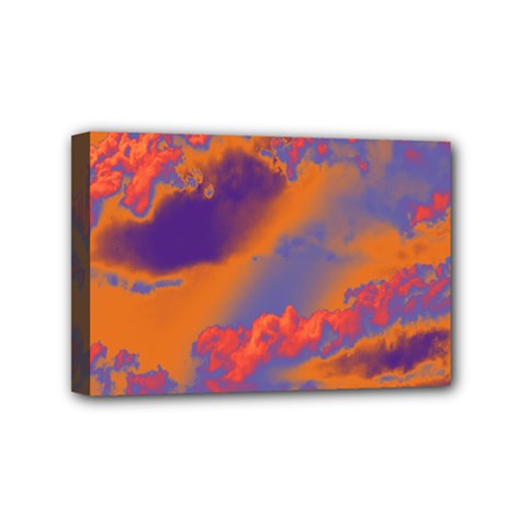 Sky Pattern Mini Canvas 6  X 4  by Valentinaart