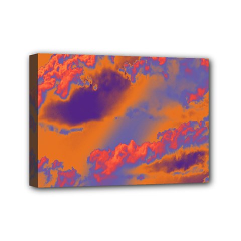 Sky Pattern Mini Canvas 7  X 5  by Valentinaart
