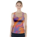 Sky pattern Racer Back Sports Top View1