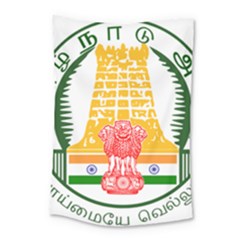 Seal Of Indian State Of Tamil Nadu  Small Tapestry by abbeyz71