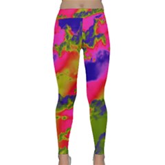 Sky Pattern Classic Yoga Leggings by Valentinaart