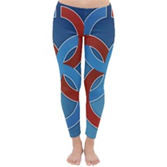 Svadebnik Symbol Slave Patterns Classic Winter Leggings by Nexatart