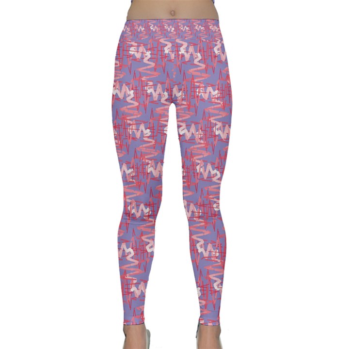 Pattern Abstract Squiggles Gliftex Classic Yoga Leggings