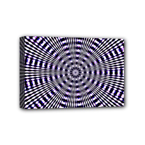 Pattern Stripes Background Mini Canvas 6  X 4  by Nexatart
