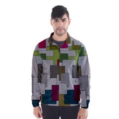 Decor Painting Design Texture Wind Breaker (men)