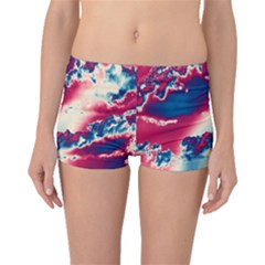 Sky pattern Boyleg Bikini Bottoms