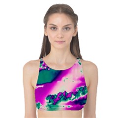 Sky Pattern Tank Bikini Top by Valentinaart