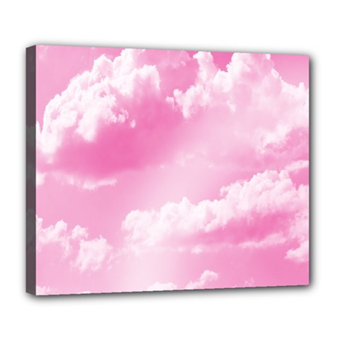 Sky Pattern Deluxe Canvas 24  X 20   by Valentinaart