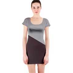 Course Gradient Color Pattern Short Sleeve Bodycon Dress by Nexatart