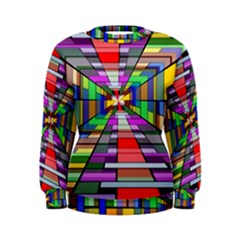 Art Vanishing Point Vortex 3d Women s Sweatshirt by Nexatart