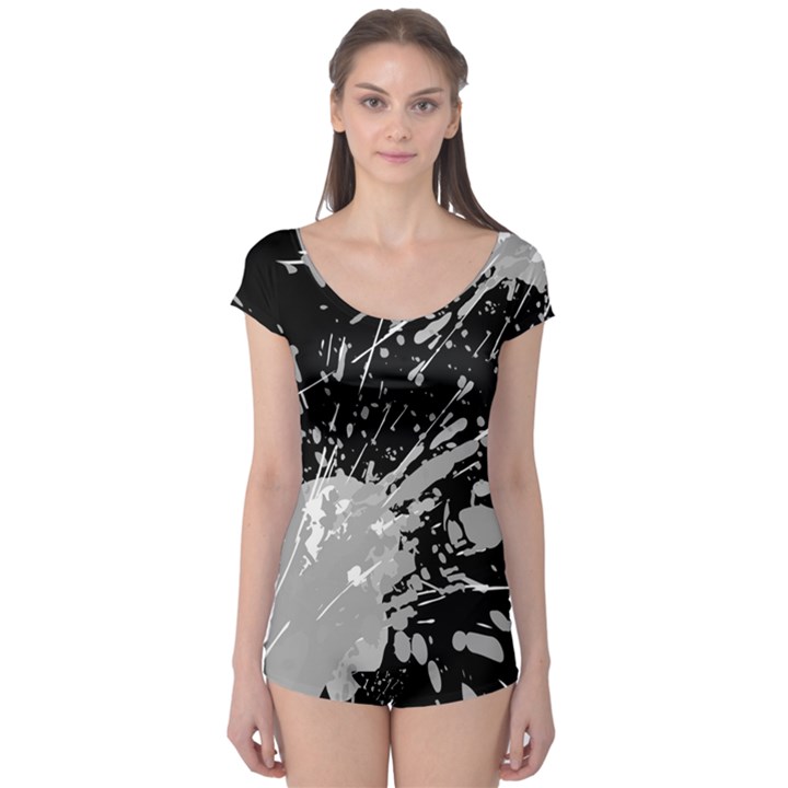 Art About Ball Abstract Colorful Boyleg Leotard 