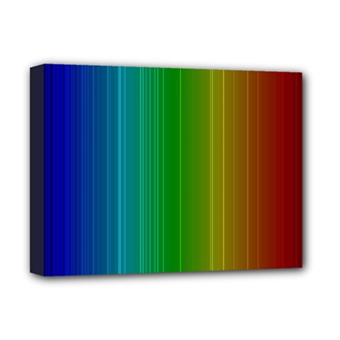 Spectrum Colours Colors Rainbow Deluxe Canvas 16  X 12  