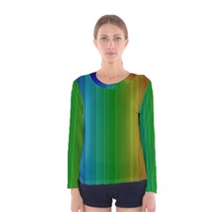 Spectrum Colours Colors Rainbow Women s Long Sleeve Tee