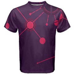Abstract Lines Radiate Planets Web Men s Cotton Tee by Nexatart