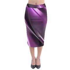 Fractal Mathematics Abstract Midi Pencil Skirt by Nexatart