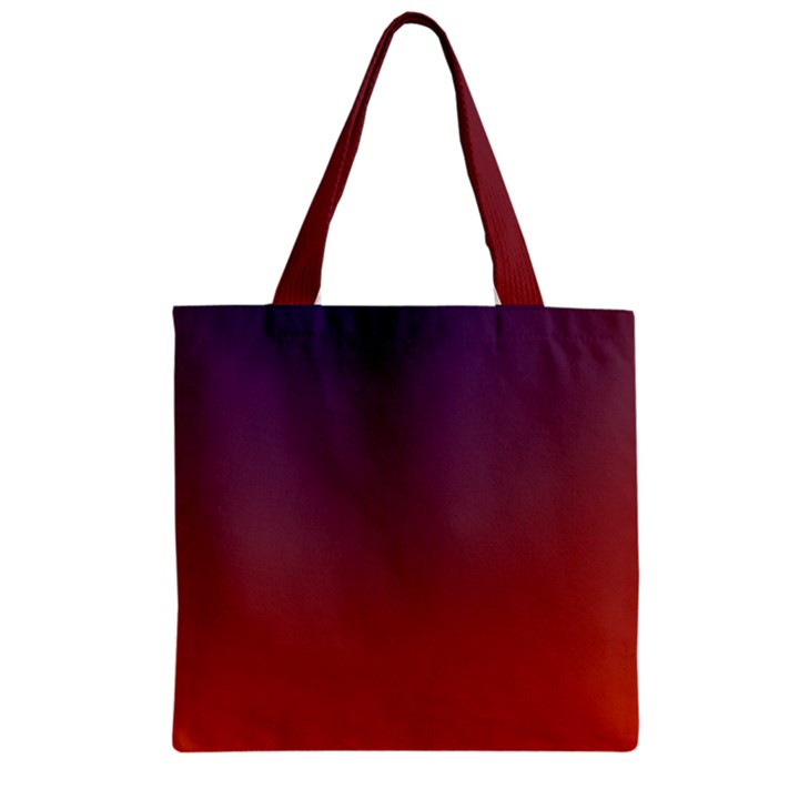 Course Colorful Pattern Abstract Zipper Grocery Tote Bag