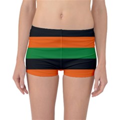 Color Green Orange Black Reversible Bikini Bottoms by Mariart