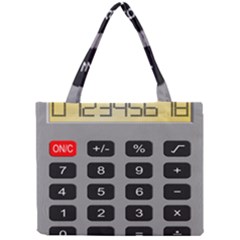 Calculator Mini Tote Bag by Mariart