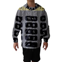 Calculator Hooded Wind Breaker (kids) by Mariart