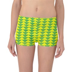 Arrow Triangle Green Yellow Reversible Bikini Bottoms by Mariart