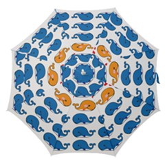 Fish Animals Whale Blue Orange Love Straight Umbrellas