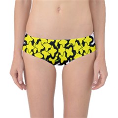 Flower Floral Sakura Yellow Green Leaf Classic Bikini Bottoms by Mariart