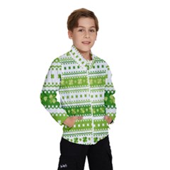 Flower Floral Green Shamrock Wind Breaker (kids) by Mariart