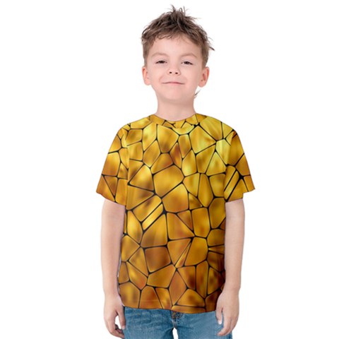 Gold Kids  Cotton Tee by Mariart