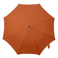 Heart Orange Love Hook Handle Umbrellas (large)