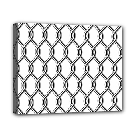 Iron Wire Black White Canvas 10  X 8 