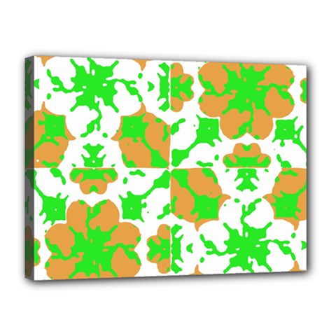 Graphic Floral Seamless Pattern Mosaic Canvas 16  X 12  by dflcprints
