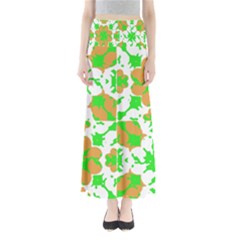 Graphic Floral Seamless Pattern Mosaic Maxi Skirts by dflcprintsclothing