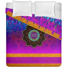 Air And Stars Global With Some Guitars Pop Art Duvet Cover Double Side (california King Size) by pepitasart