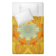 Sunshine Sunny Sun Abstract Yellow Duvet Cover Double Side (single Size) by Nexatart