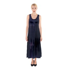 Abstract Dark Stylish Background Sleeveless Maxi Dress by Nexatart