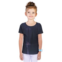 Abstract Dark Stylish Background Kids  One Piece Tee