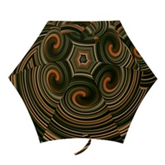 Strudel Spiral Eddy Background Mini Folding Umbrellas by Nexatart