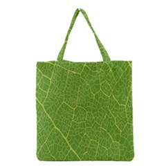 Green Leaf Line Grocery Tote Bag