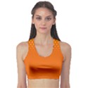 Orange Star Space Sports Bra View1