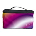 Rainbow Space Red Pink Purple Blue Yellow White Star Cosmetic Storage Case View1