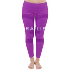 Zodizc Libra Purple Classic Winter Leggings