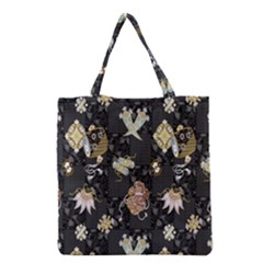 Traditional Music Drum Batik Grocery Tote Bag by Mariart