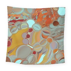 Liquid Bubbles Square Tapestry (large)