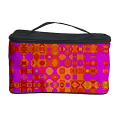 Pink Orange Bright Abstract Cosmetic Storage Case by Nexatart
