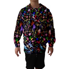 Network Integration Intertwined Hooded Wind Breaker (kids) by Nexatart