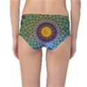 Temple Abstract Ceiling Chinese Mid-Waist Bikini Bottoms View2