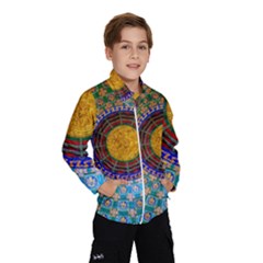 Temple Abstract Ceiling Chinese Wind Breaker (kids) by Nexatart