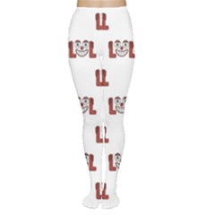 Funny Emoji Laughing Out Loud Pattern  Women s Tights by dflcprintsclothing