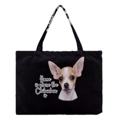 Chihuahua Medium Tote Bag by Valentinaart